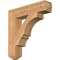Ekena Millwork Balboa Craftsman Smooth Bracket, Western Red Cedar, 3 1/2"W x 18"D x 18"H BKT04X18X18BOA04SWR - alternate 1